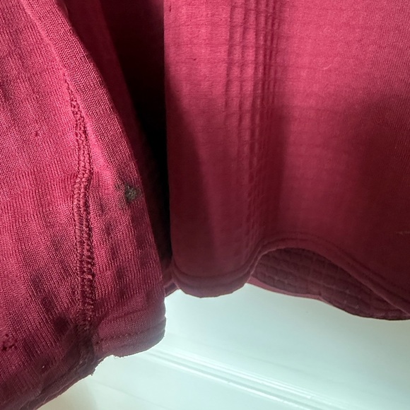 Patagonia Maroon Half-Zip Fleece - Picture 7 of 9